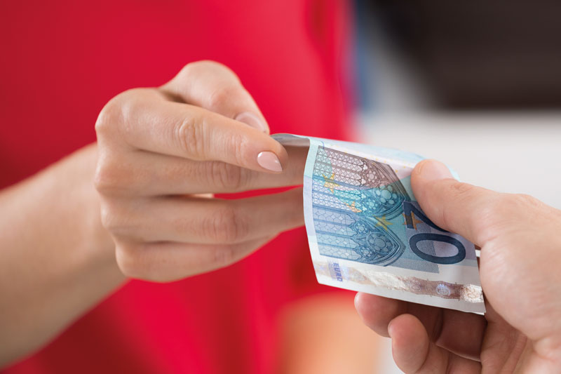 Soluzioni per il trattamento del denaro
