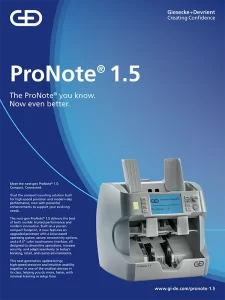 Contabanconote G&D Pronote 1.5 Datasheet