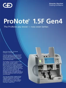 Contabanconote G&D Pronote 1.5F Datasheet